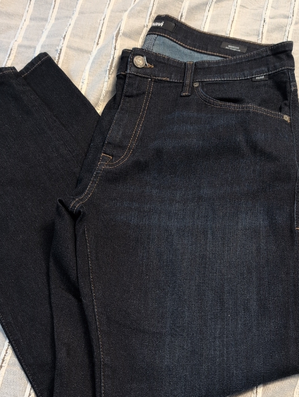 Mavi Dark Blue Slim Straight Men's Jeans